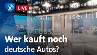 Deutsche Autoindustrie in der Krise  ARD-Presseclub