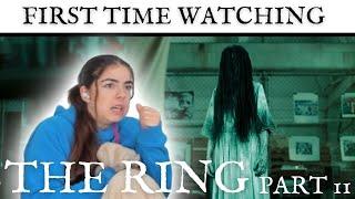 This girl is so creepy Girlfriend watches THE RING for the first time - Reaction 22