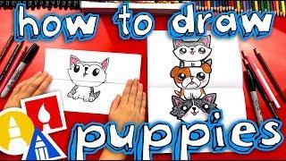 How To Draw A Puppy Stack Folding Surprise