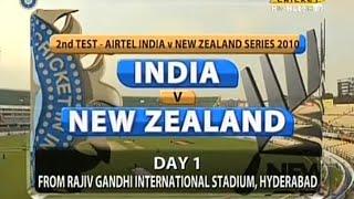 India vs New Zealand 2nd test 2010 Highlights