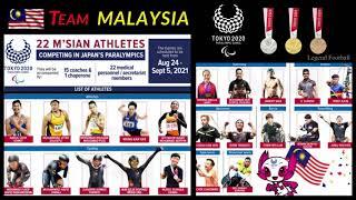 Tokyo 2020 Paralympic Games. Here are all the Malaysian Paralympians heading to Tokyo