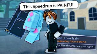 Speedrunning D4C Love Train in A Universal Time