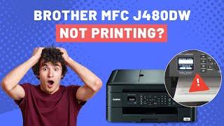Brother MFC J480DW not Printing Fixed  Printer Tales