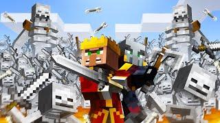 Villagers vs Pillagers Life All Episodes - Minecraft Animation Movie