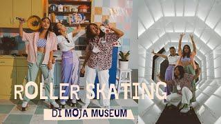 Roller-skating sama aku di MOJA Museum