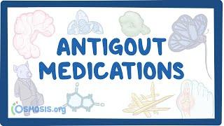 Antigout medications pharmacology