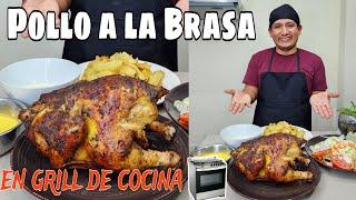 Como hacer Pollo a la Brasa en Grill de Cocina a Gas La Receta del buen sabor