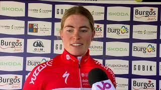 Demi Vollering post race reaction after Stage 2 Burgos