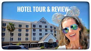 FAIRFIELD INN & SUITES in LAKE BUENA VISTA FLORIDA  Hotel Review and Tour  Disney Good Neighbor