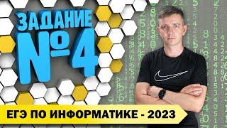 Решение задания №4. Демоверсия ЕГЭ по информатике - 2023