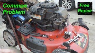 Lawn Mower Wont Start - Carburetor Removal Cleaning & Replacement