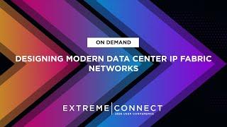 Designing Modern Data Center IP Fabric Networks