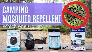 Camping Mosquito Repellent Showdown  Thermacell Radius E55 vs Amazon Zapper