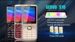 Servo S10 Телефон с большим аккумулятором для долгих путешествий.