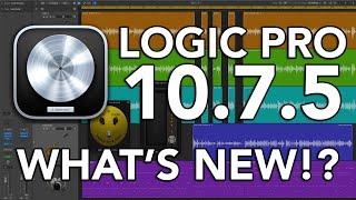 LOGIC PRO 10.7.5 - Whats New in Logic 10.7.5? Nested Stacks Gain Tool MIDI FX Record and More