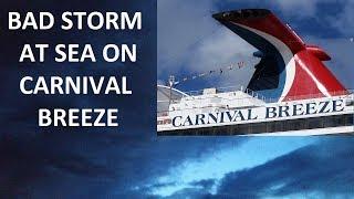 Thunderstorm Attacks Carnival Breeze Cruise Ship - My Story Re-edit