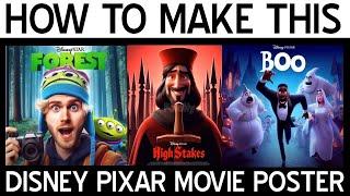 Cara Membuat Poster Film Disney Pixar AI TUTORIAL