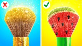 EASY ART HACKS TO BECOME POPULAR  Good VS Bad Student Art Battle by 123 GO