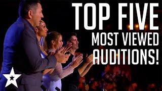 TOP 5 MOST VIEWED Auditions from Britains Got Talent 2022  Got Talent Global