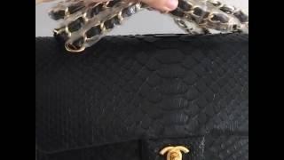 Chanel Python Flap Bag