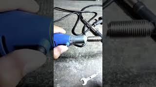 Cara memasang kabel fleksibel mini gerinda mollar