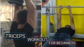 TRICEPS WORKOUT for BEGINNERS in HINDI