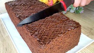 Two chocolate cakes I love their taste Easy and quick to prepare