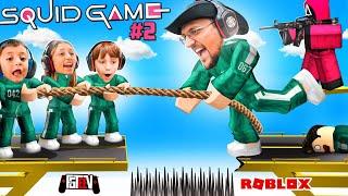 SQUID GAME Split My Family on Different TEAMS FGTeeV ROBLOX Red Light Green Light pt 2 Chapter 4