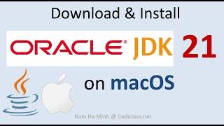 Download and Install Oracle JDK 21 on macOS