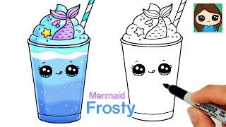 How to Draw a Mermaid Frosty Drink