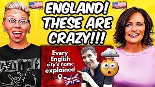 American Couple Reacts The Origin of Every English Citys Name FIRST TIME REACTION England WOW