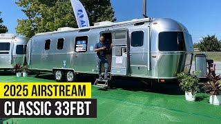 Tour the BIGGEST Airstream  2025 Classic 33FBT Luxury Travel Trailer