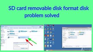 Fix Corrupted Pen drive  Memory Card Error The Disk is Write Protected Removable disk