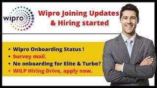 Wipro Onboarding Updates  Wipro Hiring Started for 2022 and 2023 Batch