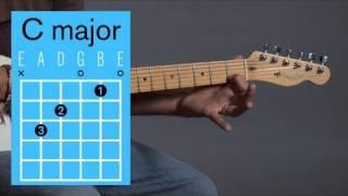How to Play a C Major Open Chord  Guitar Lessons
