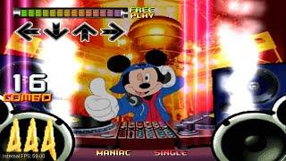 Dance Dance Revolution Disney Mix  - PS1 60 fps Gameplay HD