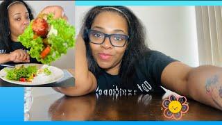 Beef Spicy Sausage Lettuce Wrap Mukbang w boil Eggs & #religion #blackhistory