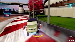 cars 2 the video game  Miles Axlerod - runway tour   potatoe