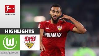 Champions League Calling For Stuttgart  VfL Wolfsburg - VfB Stuttgart  Highlights MD 24 Buli 2324