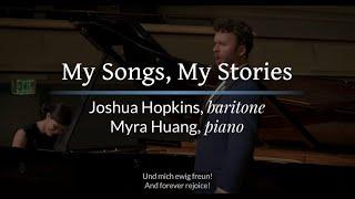Joshua Hopkins baritone  My Songs My Stories  Interview & Schubert Fauré Debussy & Heggie