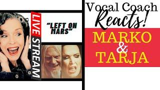 LIVE REACTION Marko Hietala Left on Mars Featuring Tarja Turunen VOICE COACH REACTS