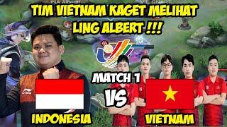 TIMNAS INDONESIA VS VIETNAM ALBERT DIKASIH LING GRATIS MEREKA GA PERNAH LIAT LING ALBERT? -Match 1