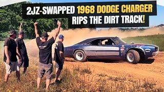 Barn find ‘68 Dodge Charger 5 Way Dirt Track Race