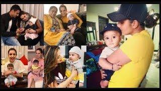 Beautiful Pictures of Tennis Star Sania Mirza with her Son Izhaan Mirza Malik