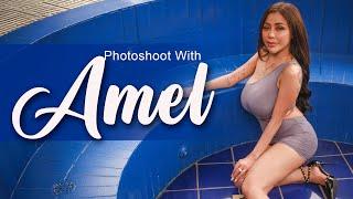 Photoshoot with DJ AMELLIA  Model cantik yang botoh banget nihh juara deh