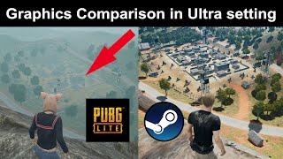 PUBG Lite vs PUBG Steam Graphics Comparison