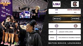 No. 9 LSU vs No. 1 South Carolina  SEC  1.25.24