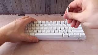 How to remove the spacebar keycap?