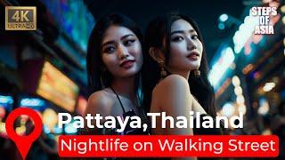 Pattaya Thailand Nightlife 4K Best Moments on Walking Street