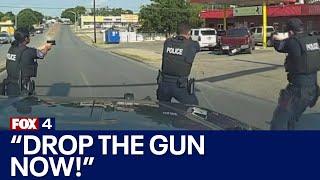 Fort Worth police release video of officers shooting suspected truck thief